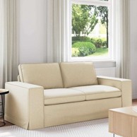 Sofa metalna 182 x 80 x 82 cm, krema