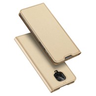 DUX DUCIS Torbica Skin Pro Book za Xiaomi Redmi Note 9 Pro / Redmi Note 9S, zlatna