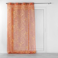 DOUCEUR D'INTÉRIEUR Narančasta prozirna zavjesa 140x280 cm Belflor