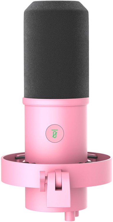 Dinamični mikrofon Fifine K688P, USB/XLR, rozi