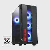 MSGW Stolno računalo Gamer R5 a121 / AMD Ryzen 5 5500, 16 GB DDR4, 1 TB SSD, NVIDIA GeForce RTX 5050 8 GB, bez operativnog sustava