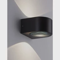 Zidna svjetiljka Opera, LED, 11W, 3000 K, 950 lm, IP54, NL9030937, crna