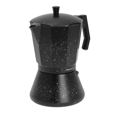 KLAUSBERG Aparat za espresso 12 šalica crni mramor