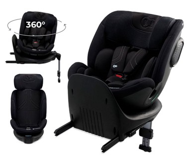 KINDERKRAFT Autosjedalica XRider 2 i-Size crna