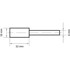 NK 24 BA Meka brusna ploča 16x32x6 mm T30 1632 03