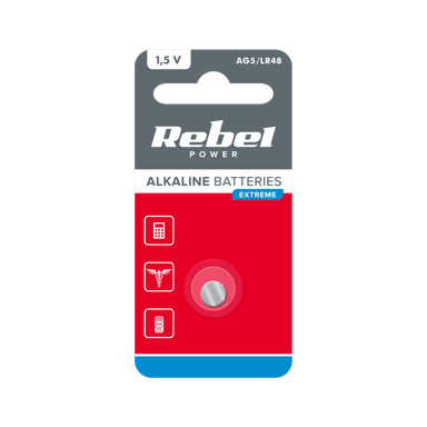 SLOMART Baterija Rebel Extreme AG5 (LR44), 1,5 V