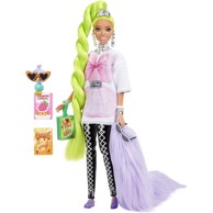 MATTEL Lutka Barbie Extra neonsko zelena kosa HDJ44