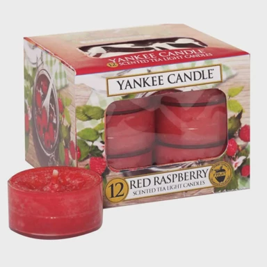 YANKEE CANDLE Mirisna svijeća Tea Lights 12/1 RED RASPBERRY