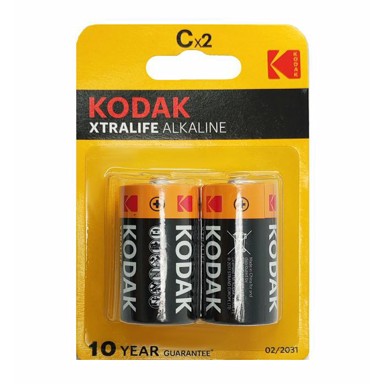 KODAK Alkalne baterije Xtralife, C LR14, 2 komada