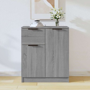 Komoda boja hrasta sonome 60 x 30 x 70 cm od konstruiranog drva , sivi hrast sonoma