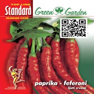 GREEN GARDEN Sjeme povrća paprika feferon slatki zeleni
