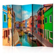 Sobna pregrada u 5 dijelova Colorful Canal in Burano II 225x172