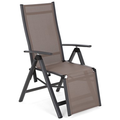 Vrtna stolica Ibiza Relax, siva