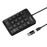 TARGUS Numerička tipkovnica AKP13GL, univerzalna, USB, crna