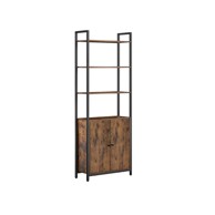 Polica za knjige 24 x 60 x 159,5 cm - 60 cm, vintage smeđe crna