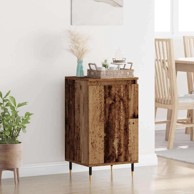 Komoda 2 kom 40x35x70 cm od obrađenog drva i čelika