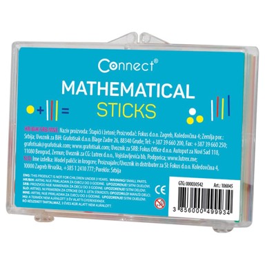 CONNECT Modeli štapići + žetoni PK100, sortirano, blister