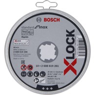 BOSCH Rezna ploča 115x1 X-LOCK SfInox, 10 kom