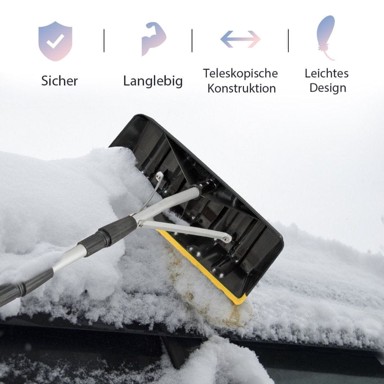 NORTHIX aluminijske grablje za snijeg s krova 6,4 m, oštrica 39 cm