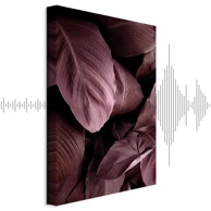 Slika Velvet Leaves, jednodijelna, okomita, 60x90 cm