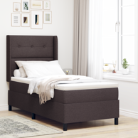 Boxspring krevet s madracem, 80x200 cm, smeđi