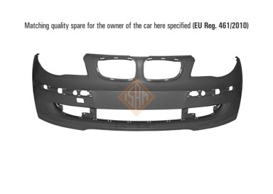 ISAM Prednji branik BMW 1 E87 04-12, 07-, +/- šprice