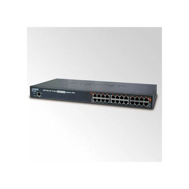 PLANET PoE injektor 12-Port Gigabit 802.3at Power over Ethernet Managed Hub