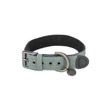 TRIXIE Ogrlica za pse CityStyle extra široka, M 35-42 cm/25 mm, zelena