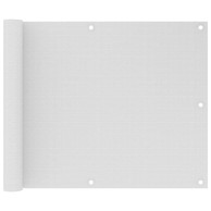 Balkonski zastor 75 x 300 cm HDPE, bijeli