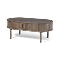 UNIQUE FURNITURE Stolić za kavu Meta 60x120 cm u dekoru hrasta u tamnoj prirodnoj boji