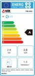 VOX Prijenosna klima PMJ09C, 2,60 kW, do 25 m², A