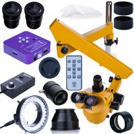 ROSFIX Trinokularni mikroskop Neptune Pro 51MP 4K, ružičasta