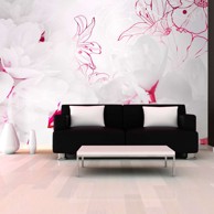 Foto tapeta Enveloped in white 350x245