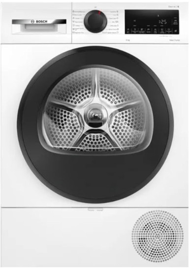 BOSCH Sušilica rublja WQG243DNBY, 9 kg, toplinska pumpa, bijela