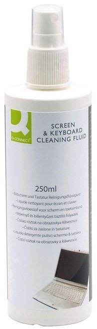 Q-CONNECT Sredstvo za čišćenje ekrana i tipkovnica, 250 ml