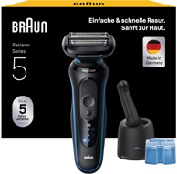 BRAUN električni brijač Series 5 52-B7000cc s 50 minuta rada, plavi