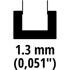 EINHELL Zamjenski mač 4500363 25 cm 1,3 mm