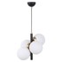 SQUID LIGHTING Bijela/crna viseća svjetiljka sa staklenim sjenilom ø 15 cm Forte