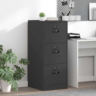 Kabinet za datoteke s ladicama, crni