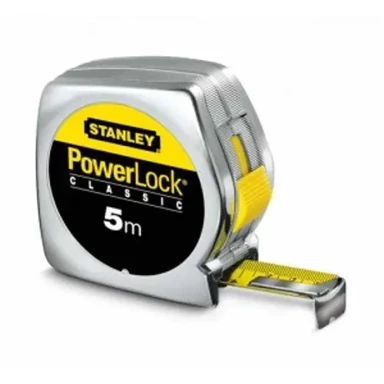 Čelični vladar Powerlock 5 m x 25 mm, kromirana