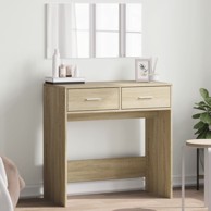 Toaletni stolić s ogledalom boja hrasta sonome 80x39x80 cm