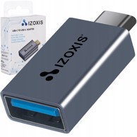 IZOKSIS Adapter USB 3.0 - Tip C, crni