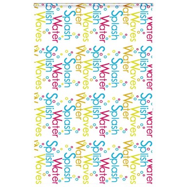 Rolo zavjesa za tuš s kazetom, 150x240 cm, šarena