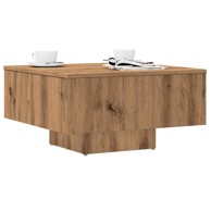 Stolić za kavu Artisan hrast 60x60x31,5 cm izrađeno drvo