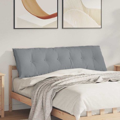 Jastuk za leđa, svijetlo sivi, 160 x 50 cm