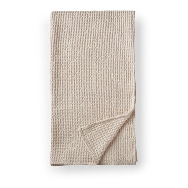  PINEAPPLE ELEPHANT Bež pamučna deka, 150x200 cm, Jaipur Chunky Waffle