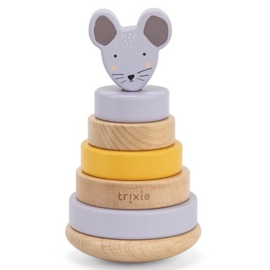 TRIXIE Drveni obruči za slaganje Mrs. Mouse