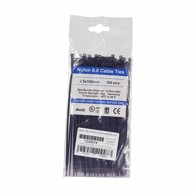 GW Kabelske vezice 160x2,5 mm, crne, UV, pakiranje/100 k25160-0002