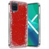 OVERBOARD Maska za Samsung Galaxy A12 / M12 / A12 2021, svjetlucava, crvena