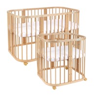 WALDIN Krevetić 7U1 s madracem, natural